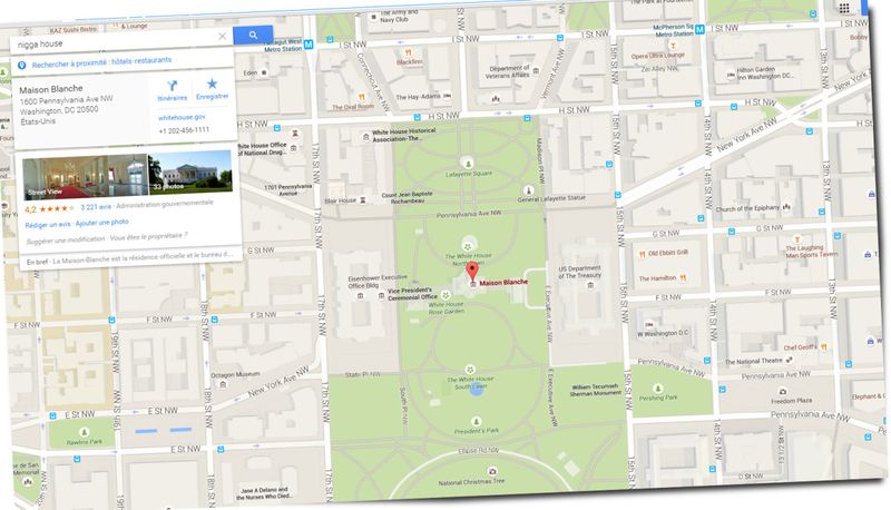 Google-maps-nigga-house